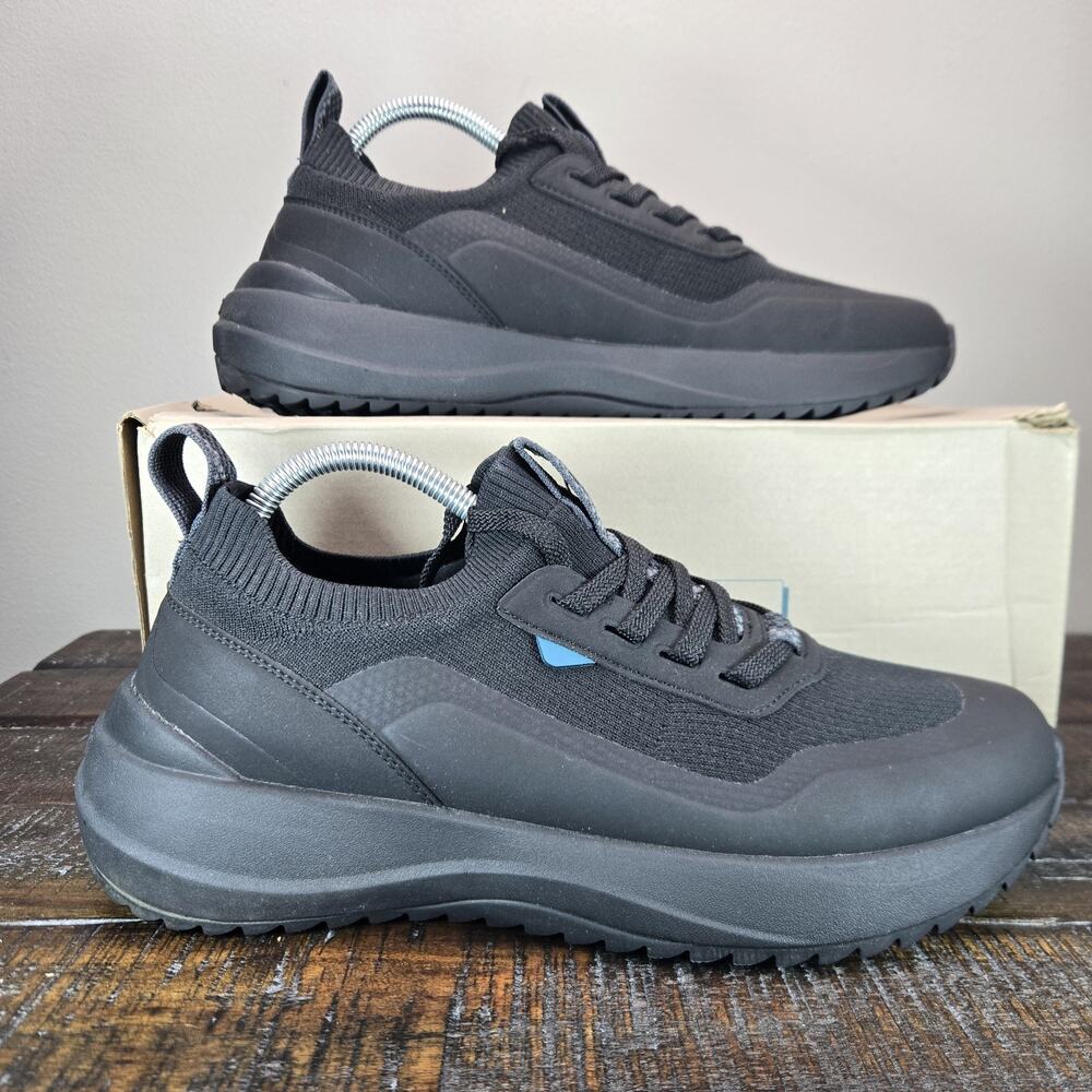 Vessi Stormburst Lowtop Mens Size 9 Waterproof Shoes Sneakers Hiking Black